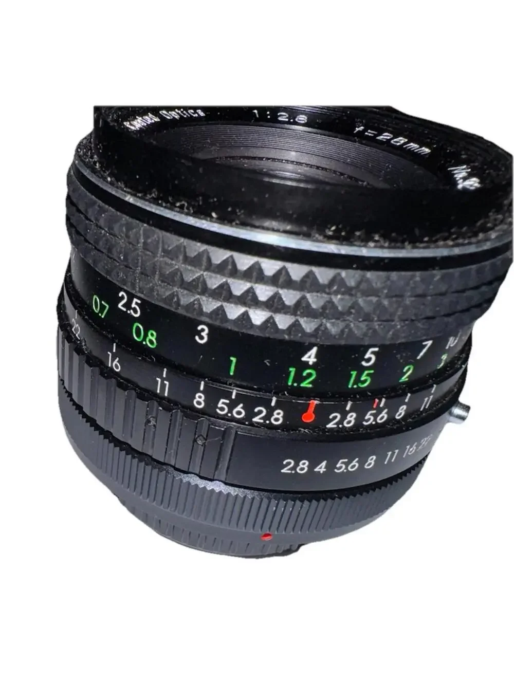 Albinar ADG Coated Optics 1:2.8 f=28mm 52mm No. 925146 Manual Lens